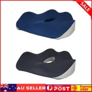 Memory Foam Seat Cushion Lumbar Back Pillow Set Pain Relief For Car Home Office/