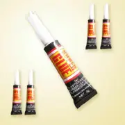 2 Tubes of Super Glue 3g Adhesive Instant Super Extra Strong Quick Fix