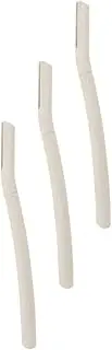 Generic Bamboo Eyebrow Razor Trimmer Set 3pc Facial Hair Trimmer Compact Makeup Tool for Travel Easy to Use