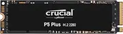 Crucial P5 Plus 1TB PCIe 4.0 3D NAND NVMe M.2 SSD, up to 6600MB/s - CT1000P5PSSD8 Black