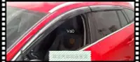 在飛比找Yahoo!奇摩拍賣優惠-【車王小舖】Volvo V60 加厚 晴雨窗 電鍍晴雨窗 注