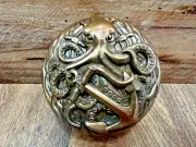 Kraken Resin Trinket Box 4" x 2.5"