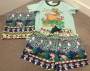 BNWT Peter Alexander Jungle Book Baloo Summer Pj Set - SIZE 4 Kids