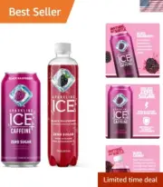 Refreshing Black Raspberry Sparkling Water - Zero Sugar, Vitamins & Antioxidants