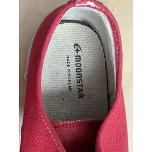 MOONSTAR｜Gym Classic日本製帆布鞋（紅）｜二手