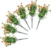 MUSISALY Dried Eucalyptus Leaves Decor Set 6pcs Eucalyptus Stems for Floral Arrangement