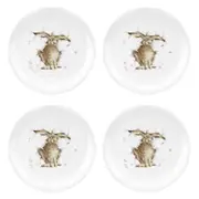 Royal Worcester Wrendale Coupe Plates - Hare (Set of 4)