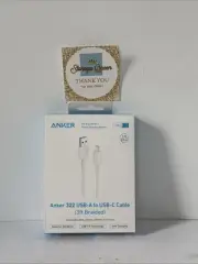 Anker 322 Charging Cable (USB-A/USB-C/Fast Charging) 10ft Braided Cord