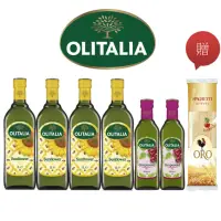 在飛比找momo購物網優惠-【Olitalia 奧利塔】葵花油1000mlx4瓶+葡萄籽