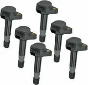 6Pcs Ignition Coil Compatible For Honda Accord Odyssey 3.5L Acura TL RL TSX 30520R70A01 30520-R70-A01 30520-R70-S01 30520R70S01 C1624 UF603
