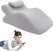 Ergonomic Prone Position Pillow, Triangle Back Cushion, Reading Pillow Backrest