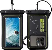 Waterproof Phone Pouch 7.5'', IPX8 Floating Underwater Cellphone Dry Bag Case Holder for iPhone 15 14 13 12 11 Pro Max XS Plus X Samsung, Phone Protector for Vacation Beach Swimming Surfing Skiing