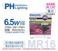 在飛比找PChome24h購物優惠-(4入) PHILIPS飛利浦 LED 6.5W 2700K