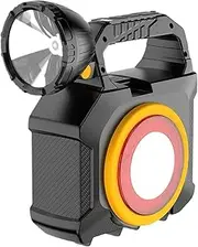 Rechargeable Flashlights, Camping Lantern Flashlight Rechargeable, Bright Spotlight Floodlight, ABS, High-Brightness LED Technology, Multiple Lighting Modes for Auto Repair Hiking Outdoor Power