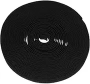 DOITOOL Elastic Nylon Fastener Tape Yards Stretch Band for Sewing and Crafting Soft Durable Black Elastic Webbing for Waistbands and Home DIY Projects