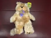 beanie kids Skansen - Bow Wow the Chow Chow Bear RARE FACTORY FAULT 2008