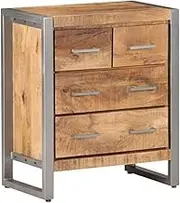 Sideboard 60x35x70 cm Rough Mango Wood Dining Storage
