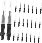 WRITWAA 50pcs Angled Brow Lamination Brushes for Eyebrows Lashes Makeup Tools Set Cap for Lamination Brushes