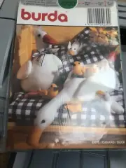 Burda 4230 Sewing Pattern Plush Ducks Patterns, laying, sitting and babies UNCUT