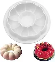 Emousport 1 Pc Round Wreath Garland Shaped Silicone Mold Cake Pans Baking Tools Mousse Chocolate Dessert Mould Pastry Decoration