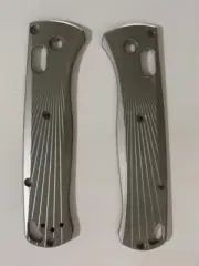New 1 Pair Twill patter Titanium Handle Scales for Benchmade Bugout 535 Knives