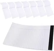 SHOWERORO Minimalist Design A5 Legal Pads 8pcs Memo Pads Wide Ruled Writing Pads Tearable Notepads for Students Teachers