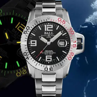 【BALL 波爾】B3_ BALL 波爾錶 Engineer Hydrocarbon EOD 機械潛水錶 / 黑面 42mm(DM3200A-S1C-BK)