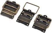 Aexit Box (Abrasives) Case Retro Style 57mm x 39mm Positioning Support Hinges Bronze Tone (73ry166qf200) 8 PCS
