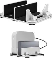 Aluminum Vertical Stand for 2024 Mac Mini M4/M4 Pro - Adjustable range 0.47 "-1.75 "- Desktop Accessory for Mac Mini M4 - Compatible with Mac Mini M4/M4 Pro, MacBook Pro, and Notebook Computer