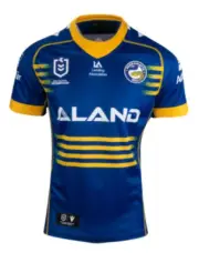 Parramatta Eels NRL 2023 Macron Home Jersey Sizes S-6XL!