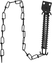Mipcase 1Set Heavy Duty Theft Door Chain Closer Storm Door Safety for Enhanced Home Security Wind Resistant Design Durable Construction Easy Installation