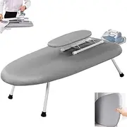 WULAR Tabletop Ironing Board, 61 x 36 x 17cm Foldable Ironing Board with Iron Stand, Portable for Home, Laundry, Dorm & Travel