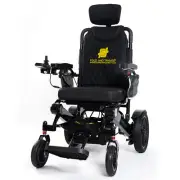 Fold And Travel Auto Recline Lightweight Foldable Electric Power Wheelchair