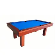 TOPONE Luxury 7FT Slate Pool Table & Dining Table-Peach Colored