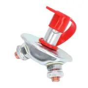 Battery Disconnect Switch 38mm Battery CutOff Isolator Power Off Switch DC12‑24V