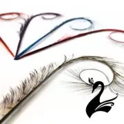 Feather Pheasant Burnt & Curled - Craft Millinery Fly Fishing
