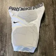 Nike Pro Hyperstrong Padded White Football Compression Shorts MSRP $70 - XXL