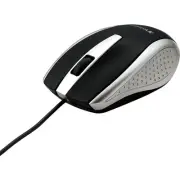 Verbatim Corded Notebook Optical Mouse - Silver (99741)