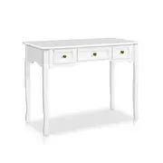 Hall Console Table Hallway Side Dressing Entry Wooden French Drawer White