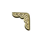 Metal Book Corner Protectors Edge Cover Guard 16 x 16 x 4mm Bronze Tone 100pcs