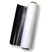 Magnetic Sheeting with Double Sided Magnetism | White | 620mm x 0.5mm | 30m ROLL