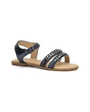 Olivia Miller Double Chain Sandal 1 Black
