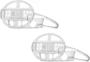 [Generic] 2x Graduation Cap Strap Fixator Hair Protector For Grad Cap Headband Suitable For Most Business Hats ABS Graduation Hat