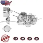 11-Piece Cookware Set: Induction-Friendly, Even Heating & Stylish
