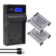 2xBattery for Panasonic Lumix DMW-BCM13 DMC-ZS27 DMC-ZS30 DMC-ZS35 ZS40 +Charger