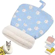 HINNVCL Cat Sleeping Bag for Indoor Cats, New Cat Winter Sleeping Bag Soft Plush Cat Sack Self Warm Cat Bed, Warm Soft Plush Large Cat Sack Cat Sleeping Bag for Small Dog