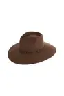 Thomas Cook Drought Master Hat Made From Pure Wool Felt in Chestnut