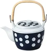 Polka Dot No. 10 Earthenware Pot | Arita Potted Ware [6.7 x 5.5 inches (17 x 14 cm) 1900cc]