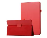 Red Flip Leather Case Cover for Samsung Galaxy Tab a 10.5" T590 T595