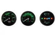 Porsche 356 ODG Dash Instrument Gauges Set (Speedometer/Cluster/Tachometer) OD